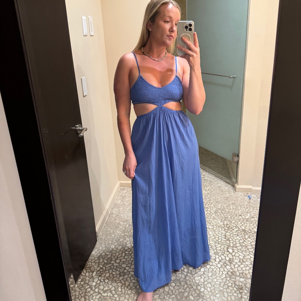 REVOLVE | Indah Innocence Cutaway Maxi Dress